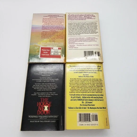 Lot of 4 Anne Rivers Siddons Romance Paperback Books Hill Towns Homeplace & more - Picture 2 of 10